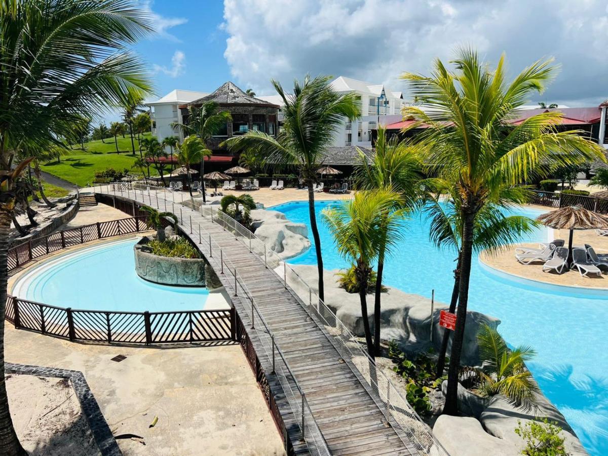 Studio Vue Mer Piscine Plage Kaz Punch Manganao Chez Julie Сен-Франсуа Экстерьер фото