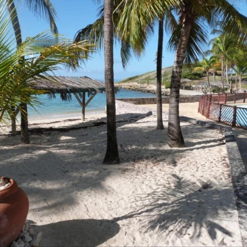 Studio Vue Mer Piscine Plage Kaz Punch Manganao Chez Julie Сен-Франсуа Экстерьер фото